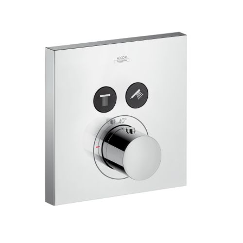 AXOR-HG-Thermostat-UP-Axor-ShowerSelect-Fertigset-2-Verbraucher-quadratisch-chr-36715000 gallery number 1